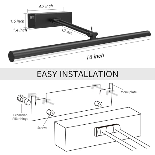 Mocalido 2 Pack Wall Picture Lights, Wireless LED