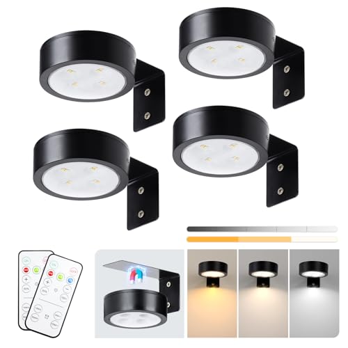 KELUOLY 4-Pack Remote Controlled Picture Frame Lights