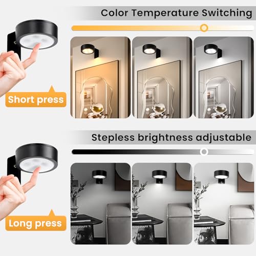 KELUOLY 4-Pack Remote Controlled Picture Frame Lights