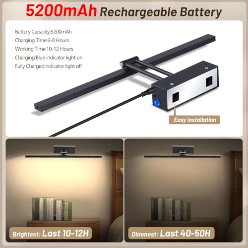 YQNLIFA Picture Light, Battery Operated 16” Art Light