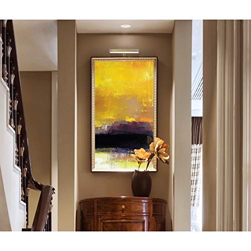 Adjustable LED Picture Light, Antique Brass Finish, 7