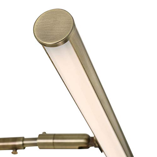Adjustable LED Picture Light, Antique Brass Finish, 7