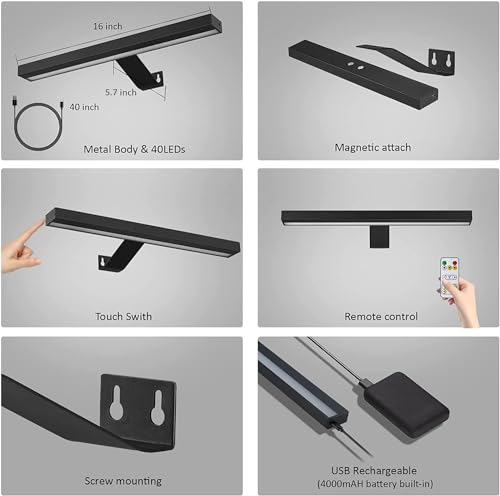 MIOBLUE Wireless Picture Light with Remote Control