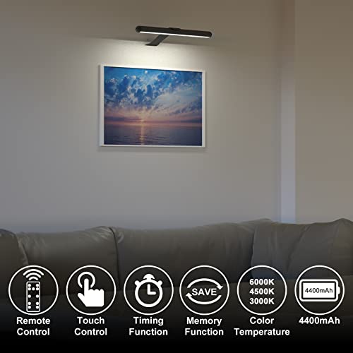 Rechargeable Wireless Picture Light with Remote and Dimmer
