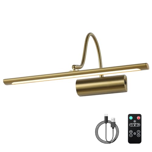 Golden Wireless Picture Light with Remote Control