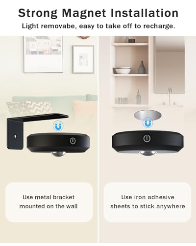 WILLED Rechargeable Wall Picture Lights with Remote Control