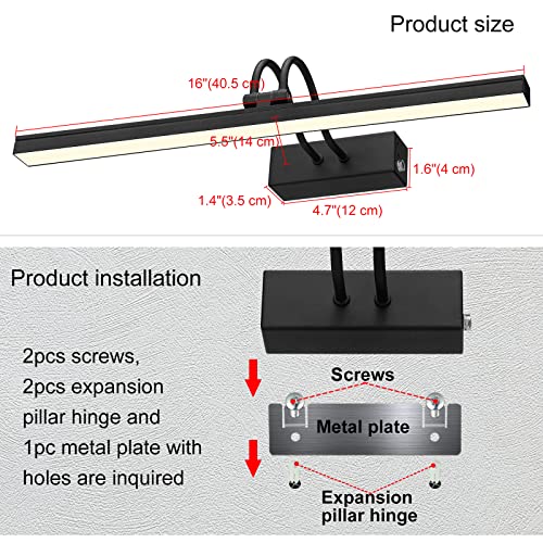 Wireless Rechargeable Picture Light with Remote & Dimmable
