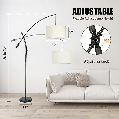 Adjustable Arc Floor Lamp for Modern Living Rooms