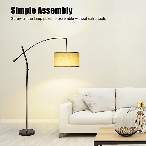 Adjustable Arc Floor Lamp for Modern Living Rooms