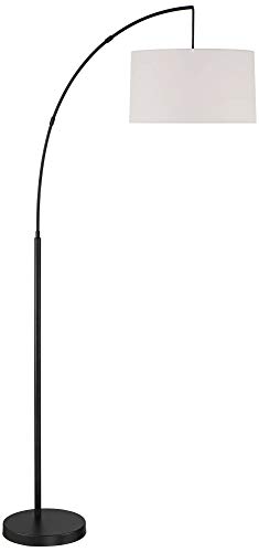 Cora Modern Arc Floor Lamp 72" Tall Black