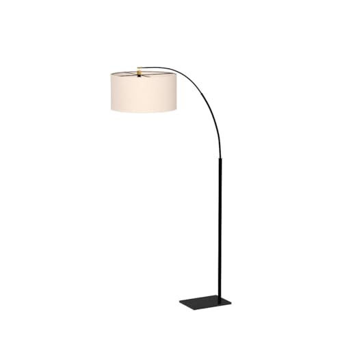 Brightech Logan Arc Floor Lamp - Modern Living Room
