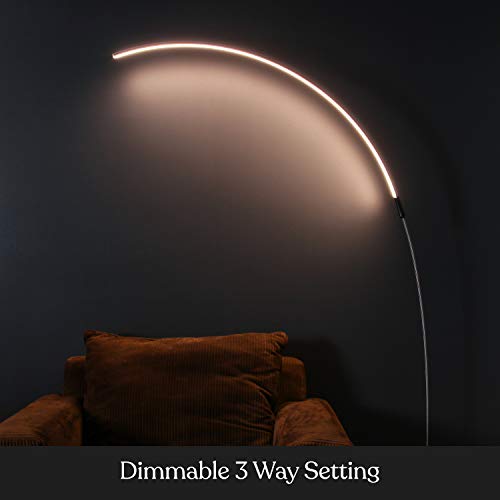 Sparq Arc Floor Lamp - Ultra Bright, 3-Way Dimmable