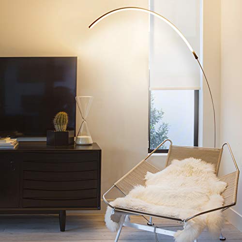 Sparq Arc Floor Lamp - Ultra Bright, 3-Way Dimmable