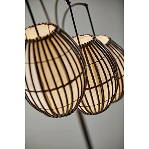 Adesso Maui Arc Lamp, 82", Antique Bronze, 1 Floor