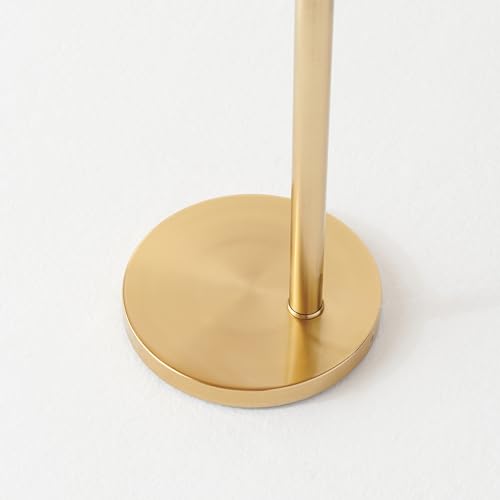 Modern Floor Lamp with Unique Hanging Wicker Shade