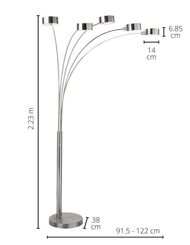 Artiva USA Micah - 5 Arc Floor Lamp