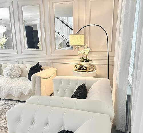 Modern LED Arc Floor Lamp with 3 Color Temperatures