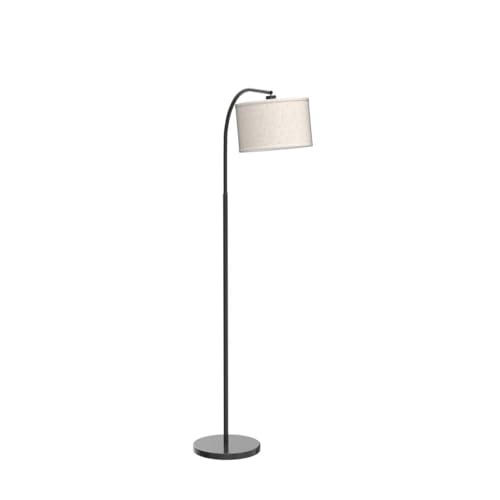 DEWENWILS Black Arched Floor Lamp, Industrial Style