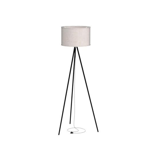 Mid Century Tripod Floor Lamp with Dimmable Brightness