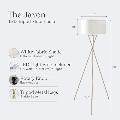 Modern LED floor lamp for living rooms and offices