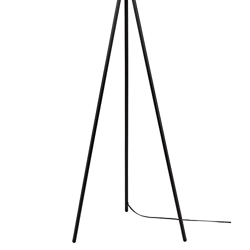 Catalina Modern Tripod Floor Lamp, 61.25", Black