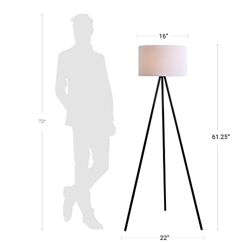 Catalina Modern Tripod Floor Lamp, 61.25", Black