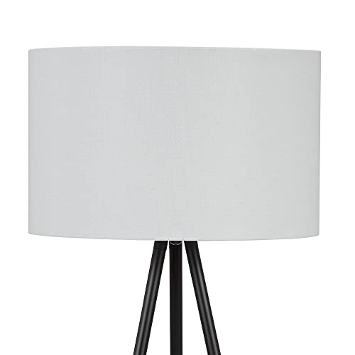 Catalina Modern Tripod Floor Lamp, 61.25", Black