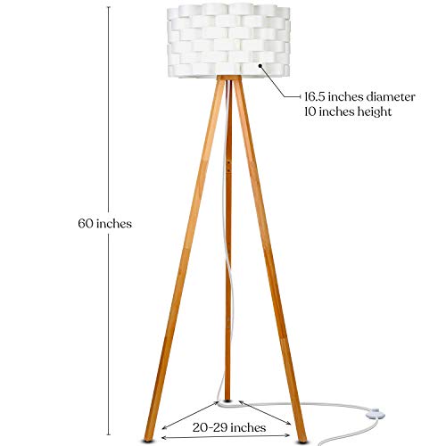 Brightech Bijou LED Floor Lamp for Bedroom & Living Rooms