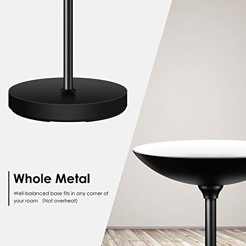 Floor Lamp, Standing Lamp, 20W 2000LM LED Torchiere Floor Lamp, Stepless Dimmable, Touch Control, 3000K Daylight, 50000hrs Lifespan, Floor Lamps for Living Room, Standing Lamps for Bedroom, Office