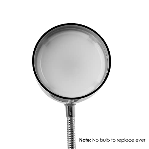 LED Desk Lamp, Flexible Gooseneck with Table lamp, 3.5W 240LM 4000K Cool White Study Lamps for Bedroom and Office, Eye Protection, ETL Listed,Black