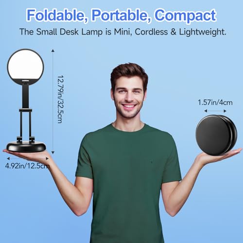 Battery Operated Lamp,3600mAh Battery Powered Lamp,Rechargeable Lamp Battery Lamp,Wireless Lamp Cordless Lamps Rechargeable Table Lamp,Dimmable Desk Lights for Home Office,Desk Lamps for Home Office