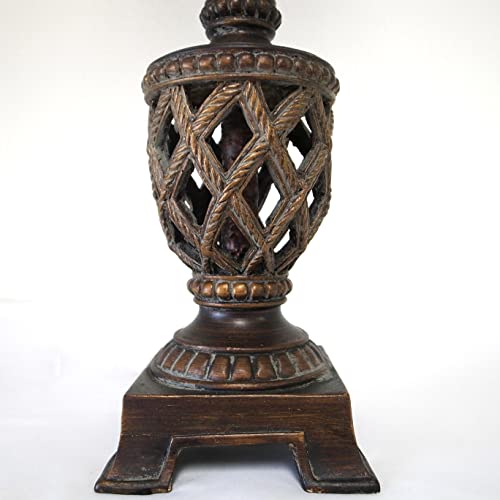 Set of 2 -- MESTAR 35-inch Traditional Bronze Buffet Lamps Table Lamp Set for Living Room