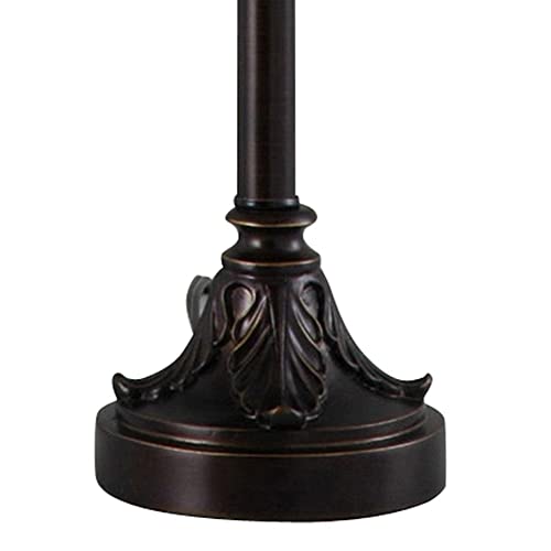 Catalina Lighting 19358-003 Brenda Buffet Table Lamps, Desk Lamp for Office, Dorm, or Bedroom, Reading Light Nightstand Lamp, LED Bulb NOT Included, 25.75", Bronze, Set of 2