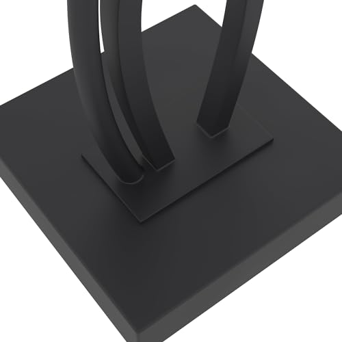 Table Lamps Set of 2 for Living Room, 26" Buffet Lamps, Bedside Desk Lamps for Bedroom with Fabric Shade, 3-Way Dimmable Black Table Lamp for End Tables, Home Tall Lamp for Office and Dining Room