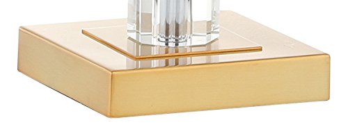 JONATHAN Y JYL5001A-SET2 Set of 2 Table Lamps Claire 28.5" Crystal LED Table Lamp Glam Bedside Desk Nightstand Lamp for Bedroom Living Room Office College Bookcase, Clear/Brass Gold