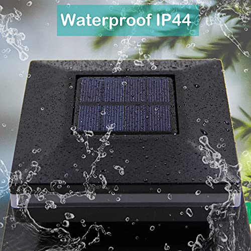 MAGGIFT 15 Lumen Outdoor Post Cap Light for Fence Deck or Patio, Warm White High Brightness SMD LED Lighting, Lamp Fits 4x4, 5x5 or 6x6 Wooden Posts, 6 Pack