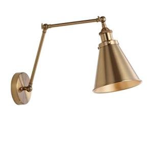 Farmhouse Industrial Adjustable Arm Metal LED Wall Light