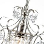 Crystal Mini Pendant Chandelier Fixture for Kitchen, Bedroom