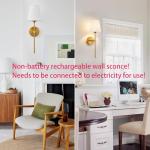 Retro Industrial Wall Sconces Set for Bedroom Living Room