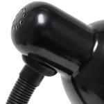 Simple Designs LD1003-BLK Basic Metal Desk Lamp with Flexible Hose Neck for Office, Living Room, Bedroom, College Dorm, Bookshelf, Black