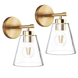 Hamilyeah Gold Wall Sconces Set - Modern Industrial