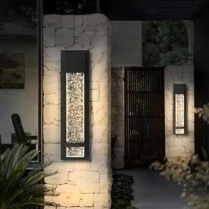 ASD Bubble Glass Wall Light Fixture | LED | Waterproof | Dimmable | ETL Listed | Black