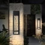 ASD Bubble Glass Wall Light Fixture | LED | Waterproof | Dimmable | ETL Listed | Black