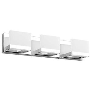 Tipace Modern 3-Light LED Vanity Light Chrome Fixture
