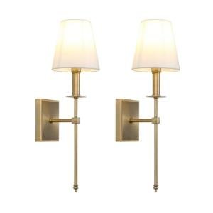 PERMO Set of 2 Rustic Industrial Wall Sconces