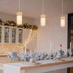 Natural Bamboo Mini Pendant Light for Bedroom Decor