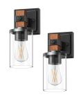 Farmhouse Vanity Lights Set - Wall Sconces 2-Pack