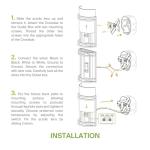 ASD LED Wall Mount Light Fixture - Brushed Nickel Sconce Lighting