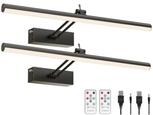 Mocalido 2 Pack Wall Picture Lights, Wireless LED