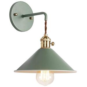 iYoee Green Macaron Wall Sconce Lamp E26 Edison